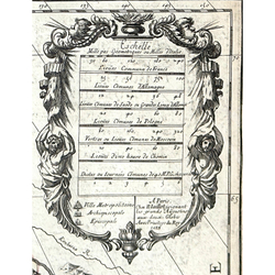 Карта. Белая Россия или Московия. La Russie Blanche ou Moscovie. 1685