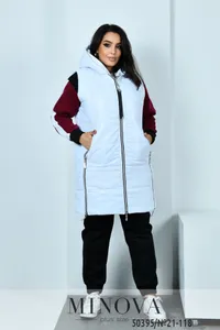 Костюм 21-118-марсала-белый Minova