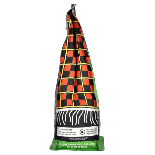 Bones Coffee Company, Highland Grog, горец многоцветковый и карамель, молотый, средняя обжарка, 340 г (12 унций)