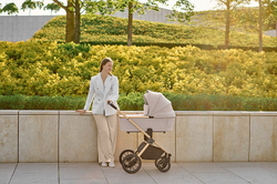 Детская коляска Peppy Monaco 2 в 1 Black (черный), рама черная матовая