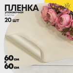 Пленка В листах 20 шт 60 х 60 см "Корейская" (Белый)
