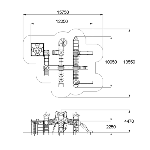 Детский игровой комплекс "Парк динозавров"