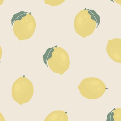 лимоны на бежевом фоне