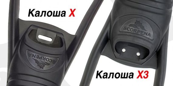 Калоши для ласт Scorpena X3