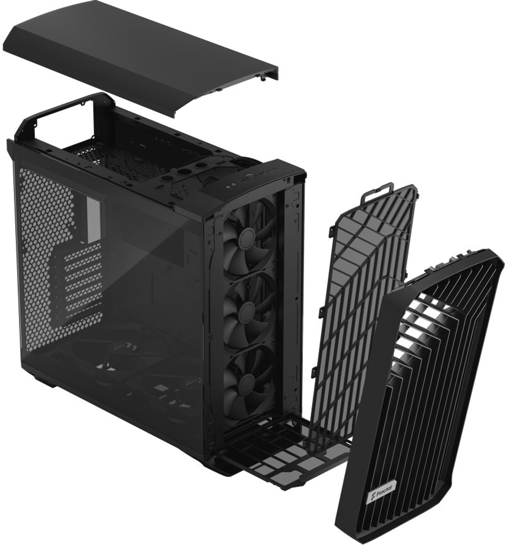 Корпус eATX Fractal Design Torrent Black TG Light Tint