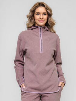 Анорак с капюшоном, женский, цвет "Розовый лёд"