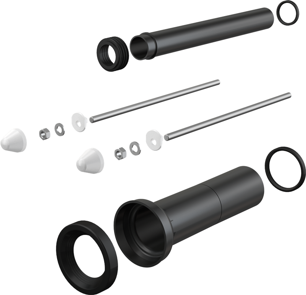 Kомплект принадлежностей к унитазу с удлиненными деталями M9000  для людей с ограниченными физ. возм.