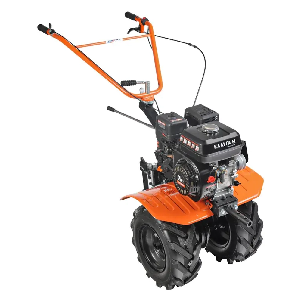 PATRIOT КАЛУГА М мотоблок бензиновый с пониженной передачей и колесами X-Drive 440107004