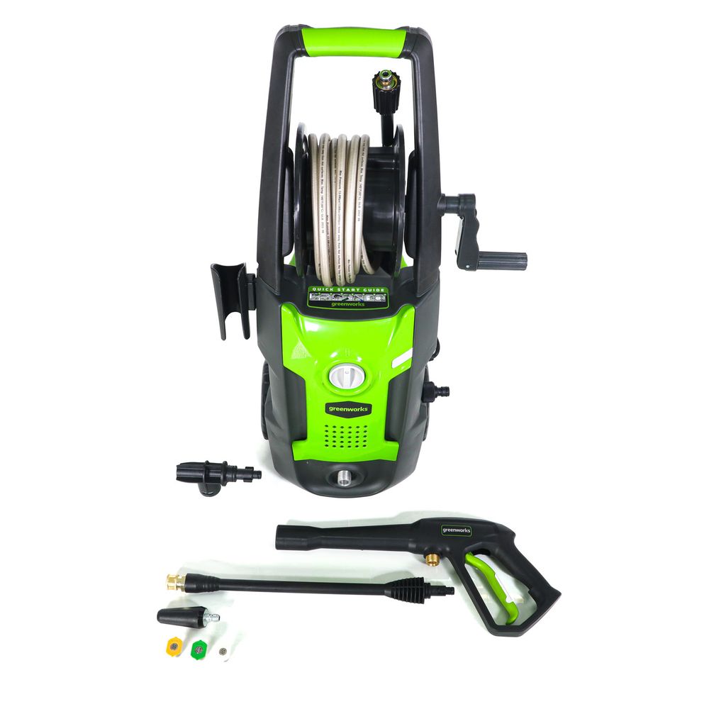 Мойка высокого давления электрическая Greenworks GPWG4II  Арт. 5106507, 1800 Вт,  130 бар