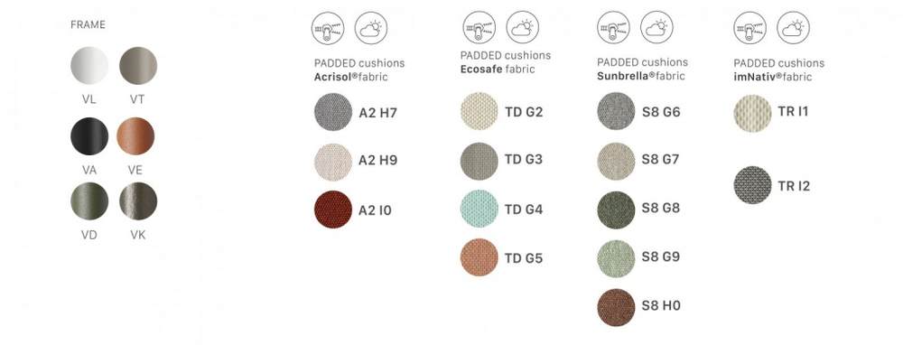 Кресло металлическое c подушками Scab Design Brezza, тортора, розовый