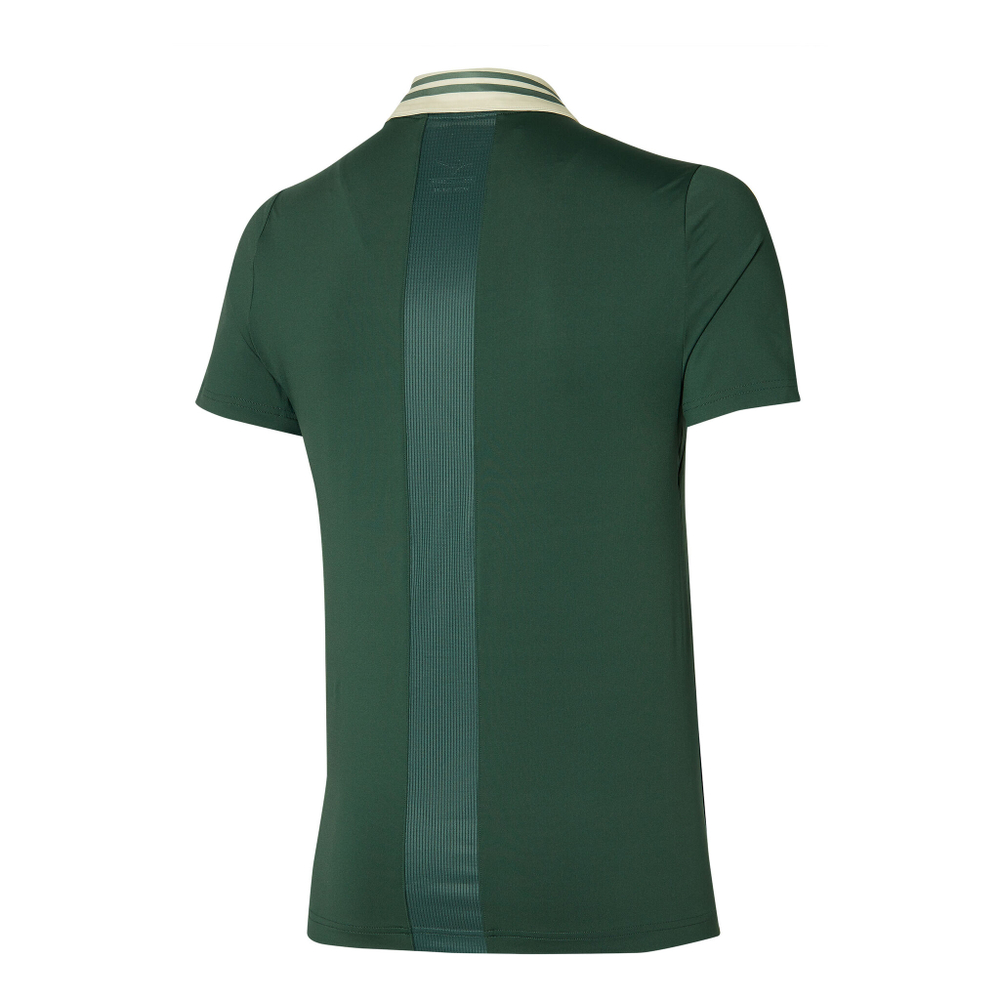 Мужское теннисное поло Mizuno Shadow Polo Men - Green