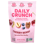 Daily Crunch, Смесь пророщенных орехов, вишня, 141 г (5 унций)