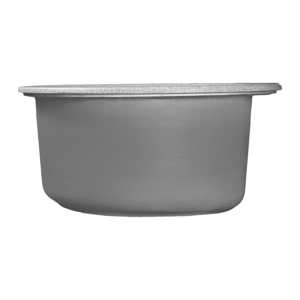 Мойкa ML-GMS101 СТАНДАРТ круглая, серый (310), 480 мм (глуб. чаши 190)