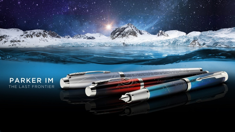 Шариковая ручка Pix Parker IM Royal SE The Last Frontier Deep Sea CT, стержень: M, цвет чернил: blue, в подарочной упаковке.