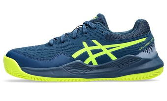 детские Кроссовки теннисные Asics Gel-Resolution 9 GS Clay - небесный