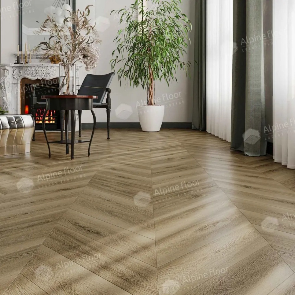 Кварцвиниловая плитка Alpine Floor Chevron Alpine ECO 18-14 MC Вайпуа