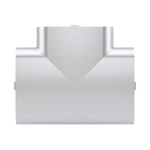 Тройник 90х50 мм, цвет серый металлик