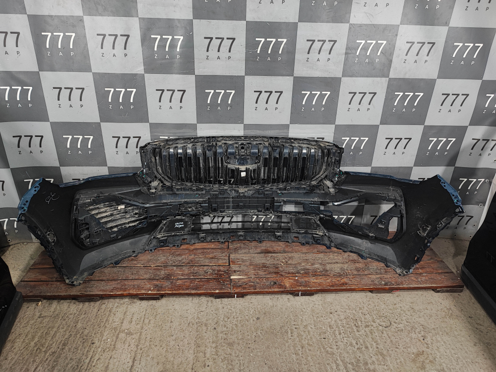 Бампер передний в сборе Geely Monjaro 21-нв Б/У Оригинал 6010173200