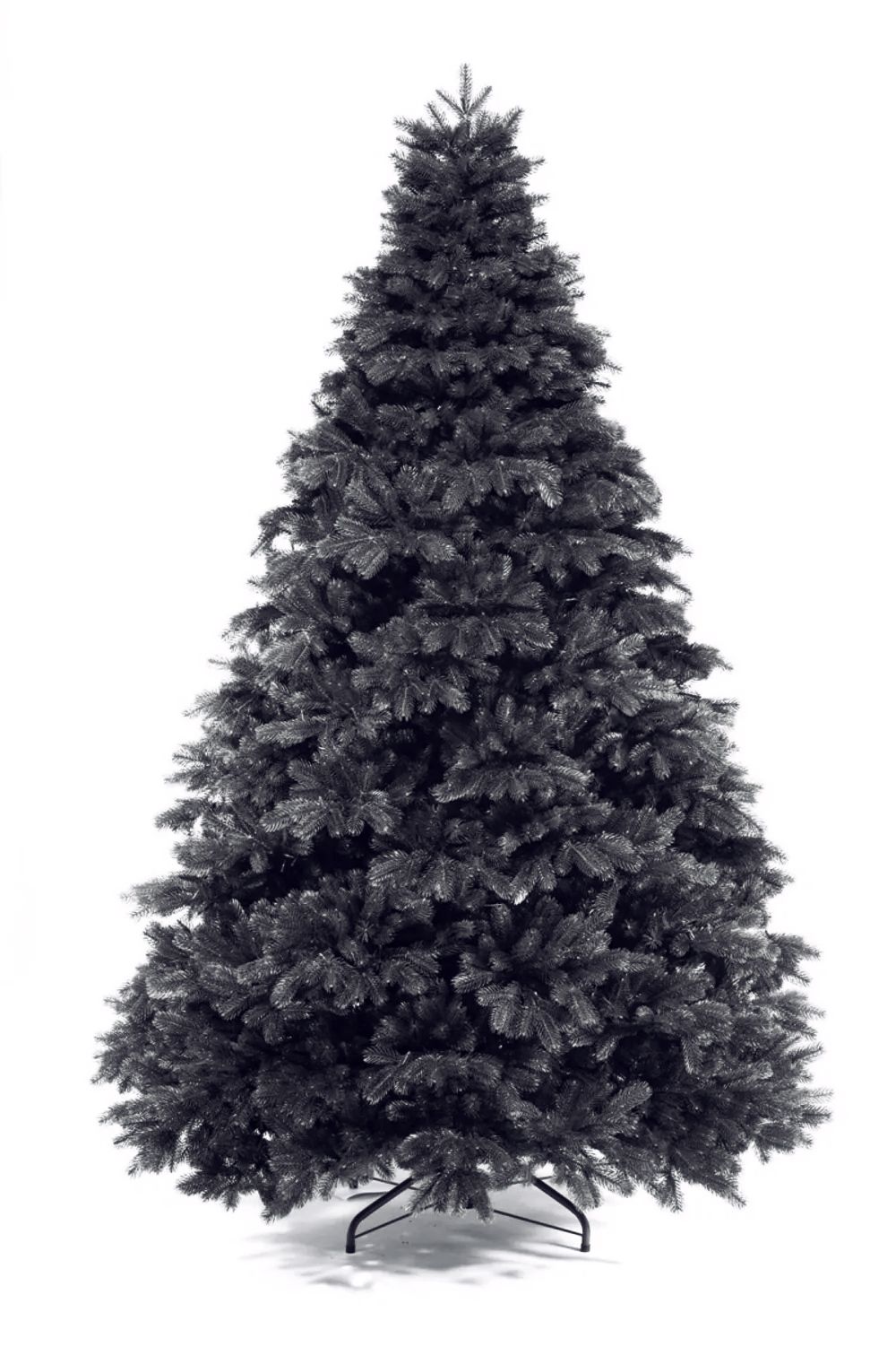 Искусственная елка «Королева леса в черном» (литая хвоя) от 1,2 м до 3 м