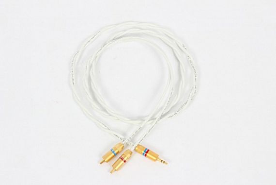 Кабель межблочный Van den Hul The Flexicon B4 с разъемами mini jack (3.5mm) - 2x matt RCA connector. Длина 2 метра
