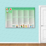 Стенд Медицинский уголок с карманами А4 2216