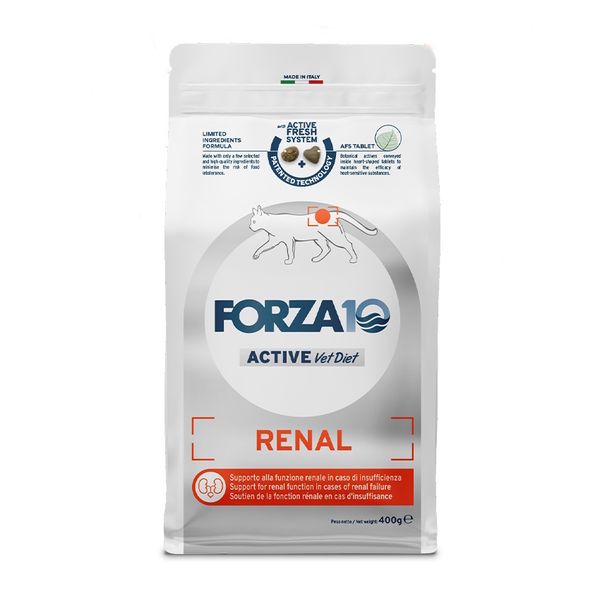 Сухой диетический корм Forza 10 Active VetDiet RENAL Cat для взрослых кошек при острой и хронической почечной недостаточности