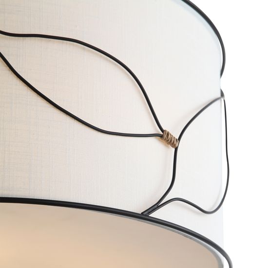 SL6228.413.03 Светильник подвесной ST-Luce Черный/Бежевый E27 3*60W ROOT