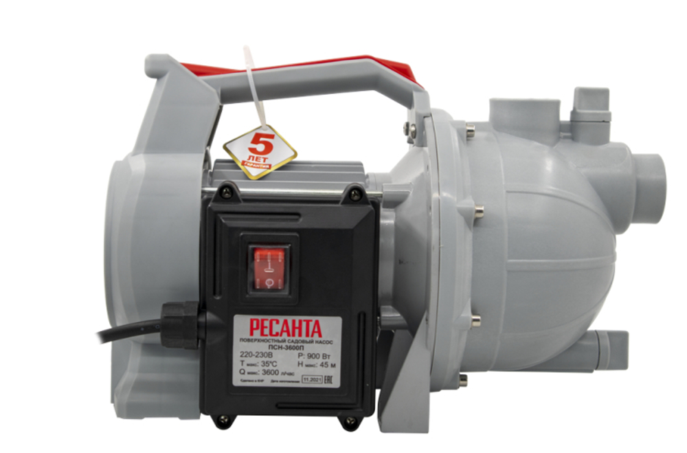 Поверхностный насос ПСН-3600П Ресанта