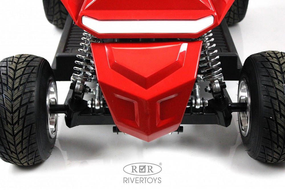 Детский электроквадроцикл RiverToys M009MM красный