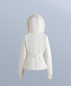 Oysho Водонепроницаемая куртка Primaloft® SKI супероблегающего кроя, белый