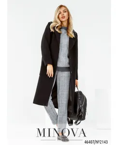 Пальто 2143-черный Minova