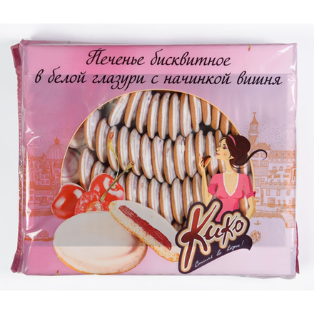 Печенье Три чуда в б/г вишня\клубника Савва вес (2330)