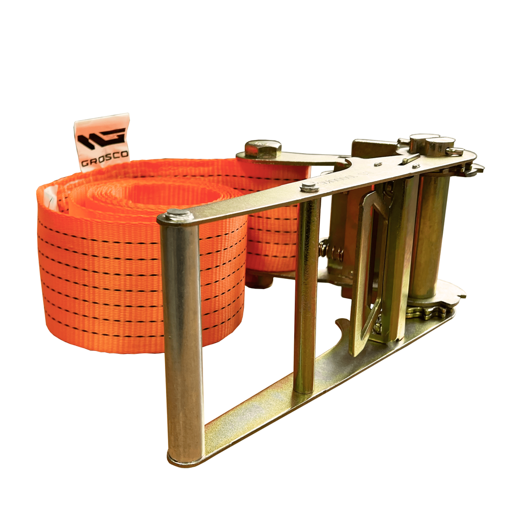 Стяжной кольцевой ремень с храповым механизмом