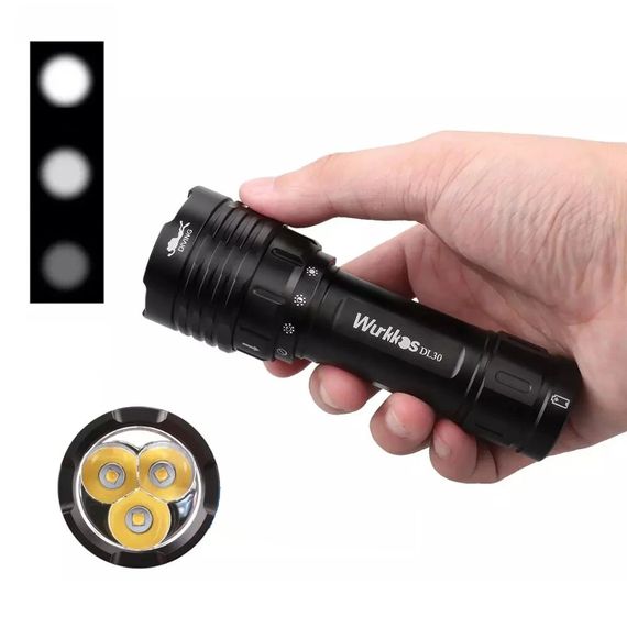 Подводный фонарь Wurkkos DL30 3600 lm