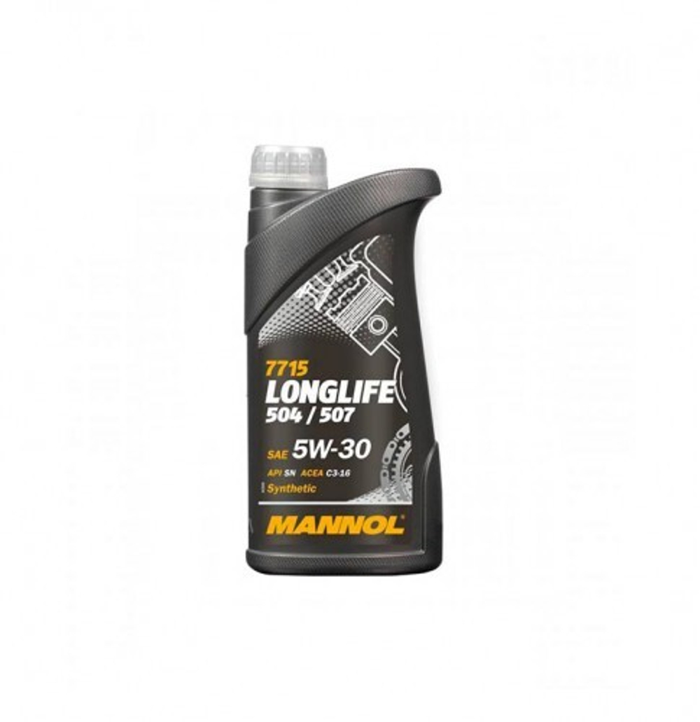 MANNOL 7715 LONGLIFE 504/507 5W-30 SN Масло моторное, 1л