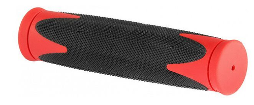 Рукоятки руля (пары) модель XH-G37B 110мм чёрно-красные арт.150146 (10216170/101221/0364726, Китай)