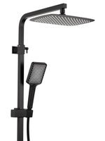 Душевая система WONZON & WOGHAND FIT, Черный матовый (WW-88739009-MB)