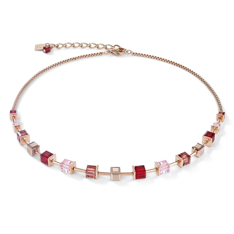 Колье Coeur de Lion Red 4996/10-0300 цвет красный, розовый, золотой