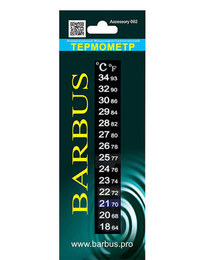 Barbus Термометр  жидкокристаллический 13см