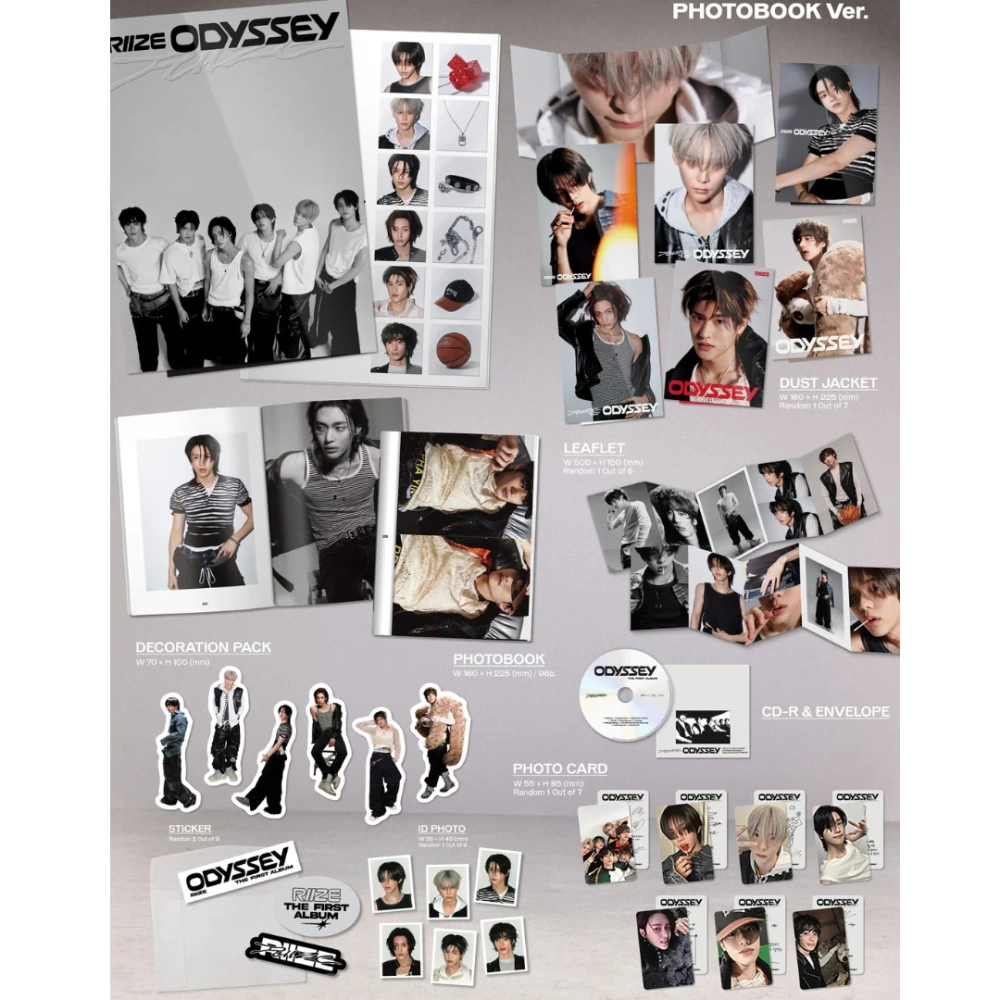 Альбом RIIZE - 1st Full Album ODYSSEY (Photobook ver.)