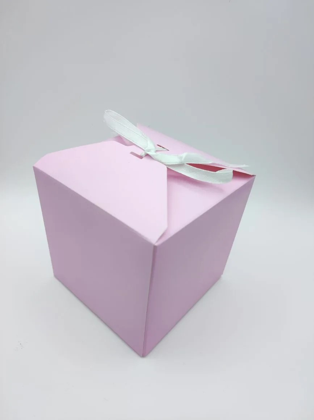 Коробка складная розовая, 10 х 10 х 10 см, 7607366
