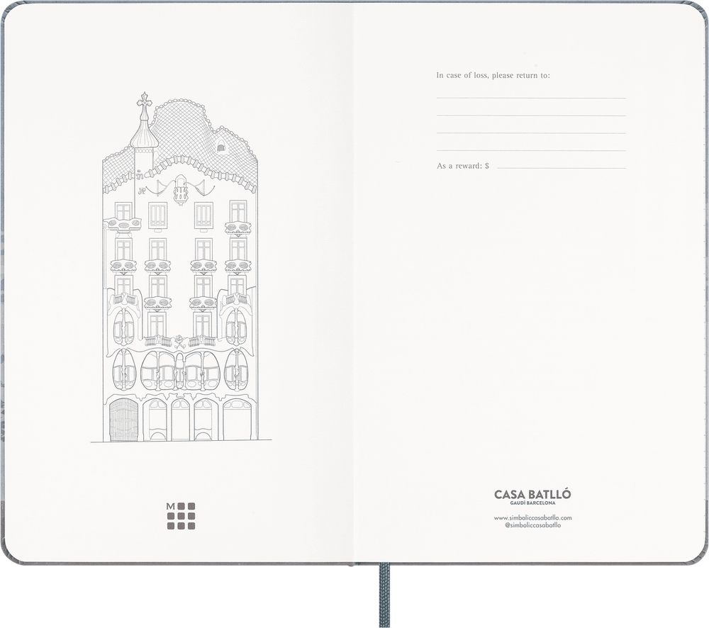 Блокнот Moleskine LE CASA BATLLO Large (SENTBL6865CBATLLO) 2