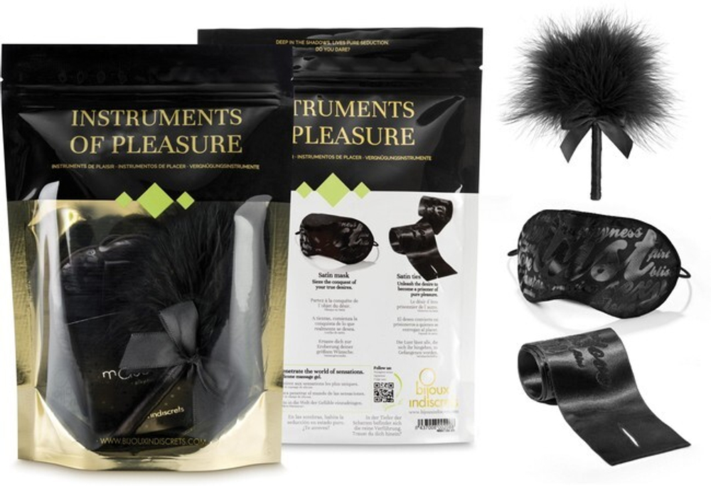 Набор для эротических игр Instruments of Pleasure (Цвет: черный)