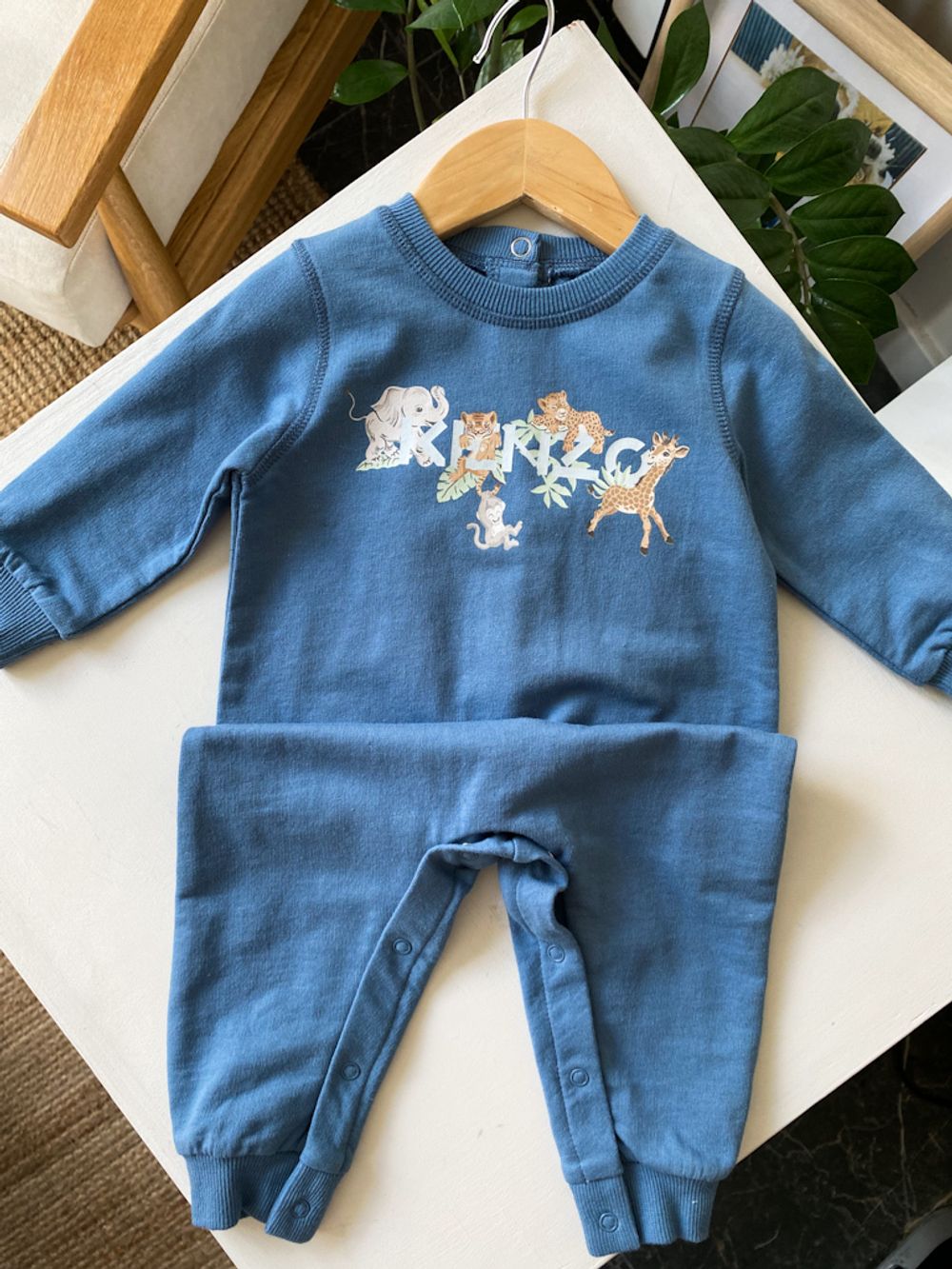 Новый хлопковый комбинезон Kenzo, 80