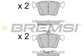 BREMSI - BP3517-BMS - Brake Pad Set, disc brake