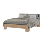 Хелен КР 03 Кровать 160 с ортопедом Крафт золотой / Графит серый