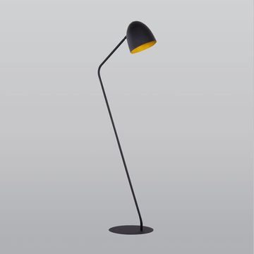 Напольный светильник с металлическим плафоном 1*E27 16162 чёрный Soho TK Lighting