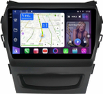 Магнитола для Hyundai Santa Fe 3 2012-2018 (климат на ШГУ) - FarCar 209M монитор 9.5" QLED на Android 14, TS18, CarPlay, 4G SIM-слот