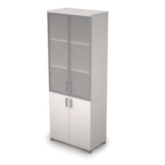 6ШД.005.4 Шкаф для документов высокий со стеклом (800*450*2116)