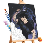 Картина по номерам Магическая битва Фушигуро Тодзи